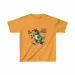 Cool Skateboarding Dino T-Shirt for Kids