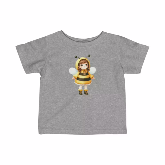 Beautiful Illustration Infant T-Shirt Bee Girl