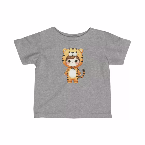 Tiger Boy Illustration T-Shirt for Infant