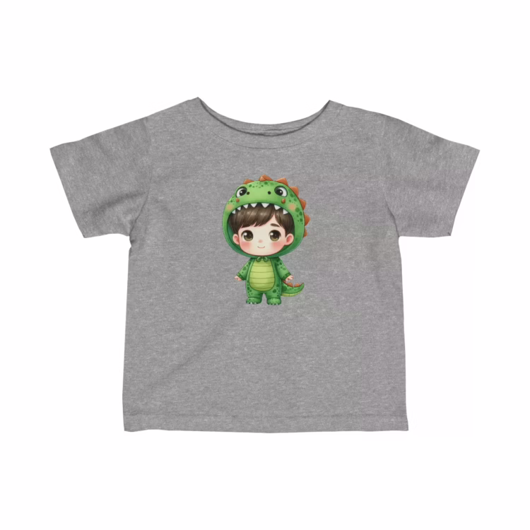 Dino Boy Illustration T-Shirt for Infant