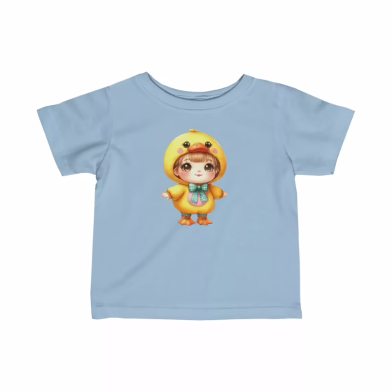 Cute Girl Duck Infant T-Shirt