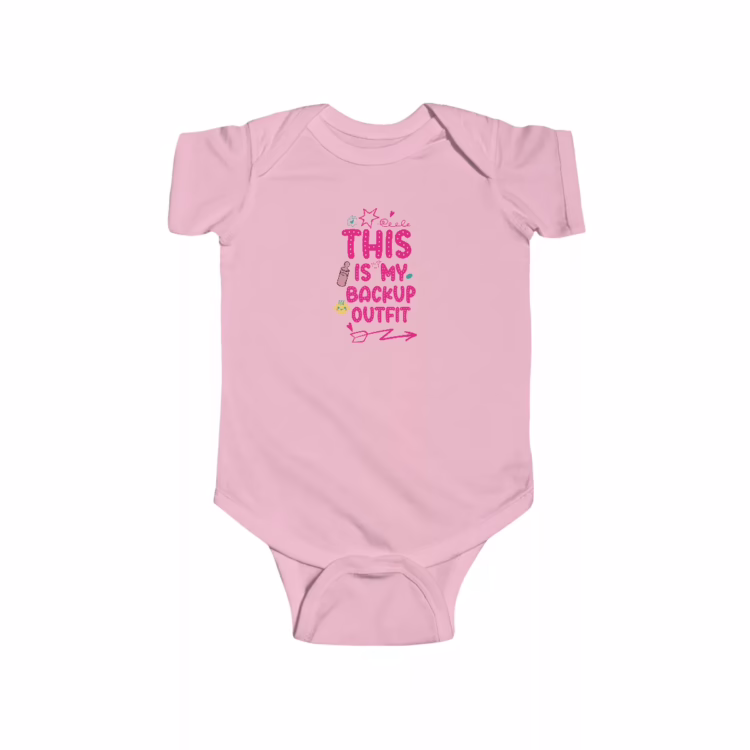 Cute Girls Jersey Bodysuit - Baby Backup Outfit