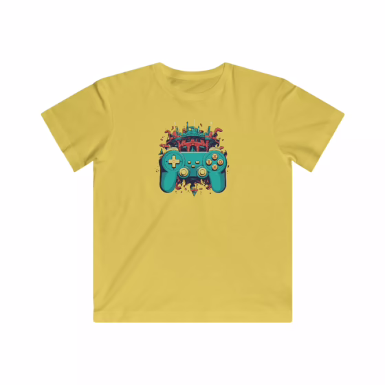 Unisex Kids Colorful Gamepad T-Shirt