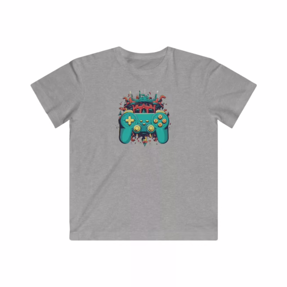 Unisex Kids Colorful Gamepad T-Shirt