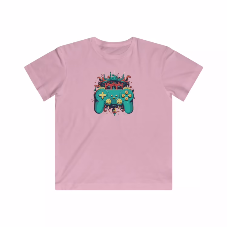 Unisex Kids Colorful Gamepad T-Shirt