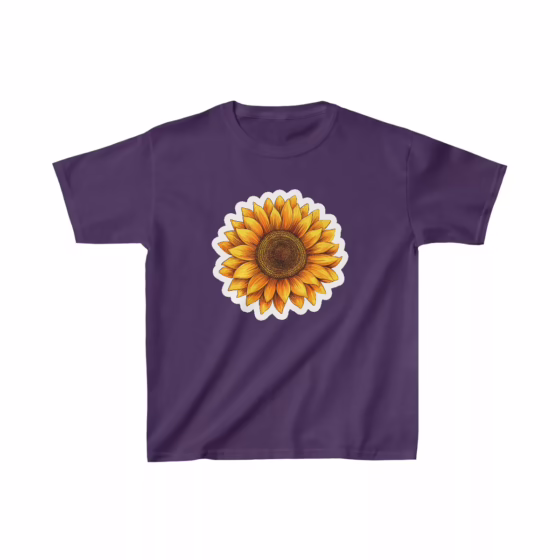 Girl Bright Sunflower T-Shirt