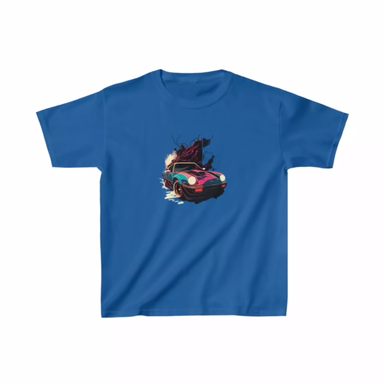 Classic Sport Muscle Car Illustration Boy T-Shirt
