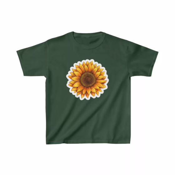 Girl Bright Sunflower T-Shirt