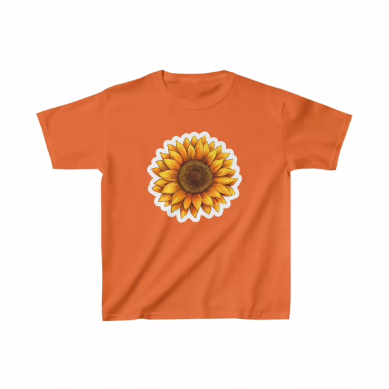 Girl Bright Sunflower T-Shirt