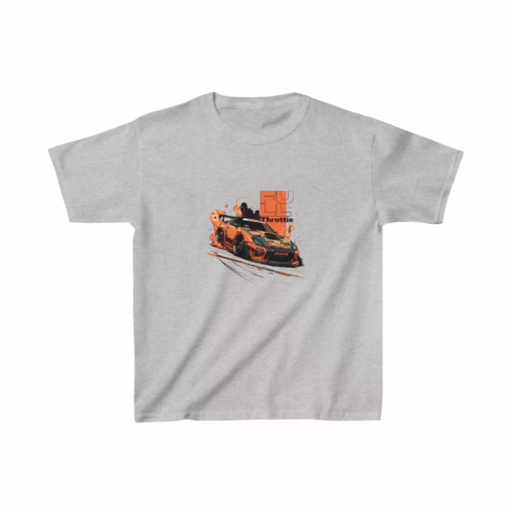 Full Throttle Custom Racing Car Boy T-Shirt