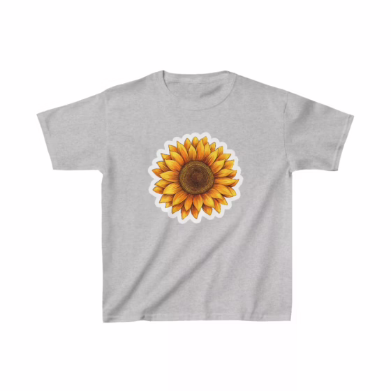 Girl Bright Sunflower T-Shirt