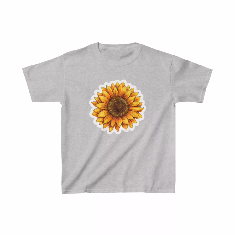 Girl Bright Sunflower T-Shirt