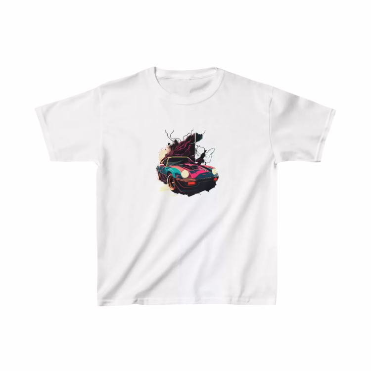 Classic Sport Muscle Car Illustration Boy T-Shirt