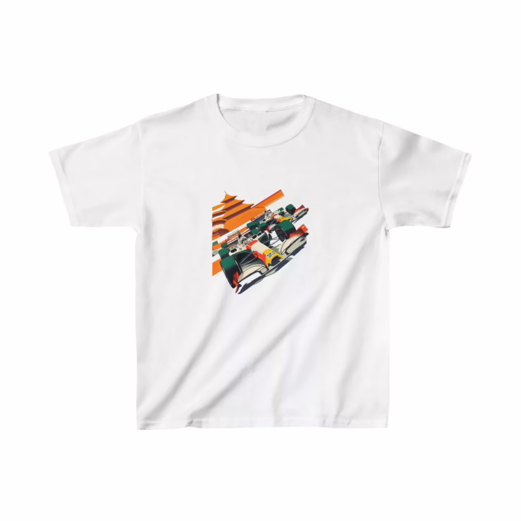 Colorful Racing Car Boy T-Shirt