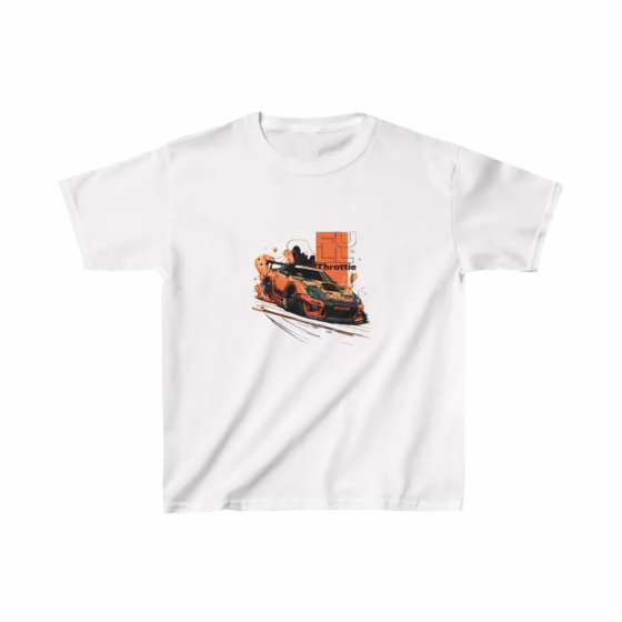 Full Throttle Custom Racing Car Boy T-Shirt