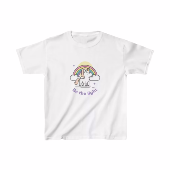 Girls Be the Light Unicorn T-Shirt