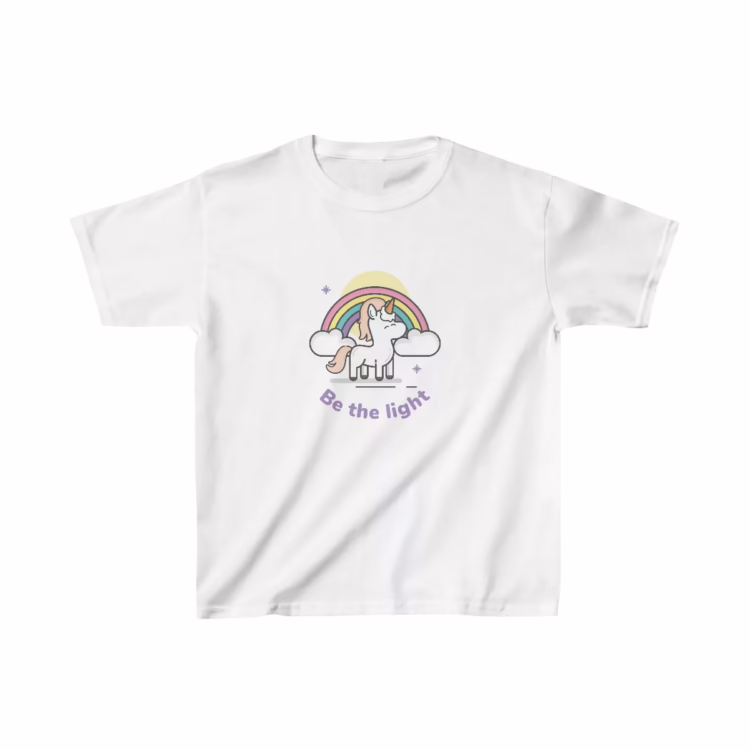 Girls Be the Light Unicorn T-Shirt