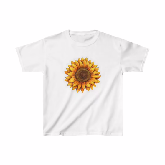 Girl Bright Sunflower T-Shirt