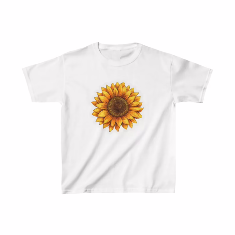 Girl Bright Sunflower T-Shirt