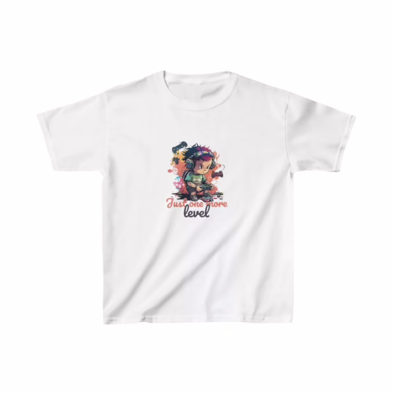 Gamer Boy Playing One More Level T-Shirt