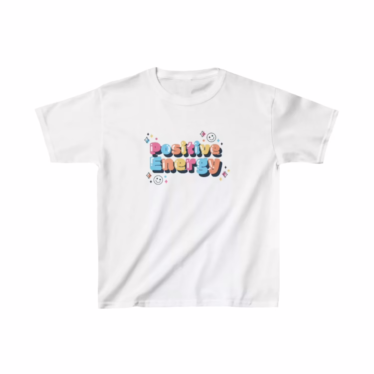 Cute and Colorful Positive Energy Girls T-Shirt