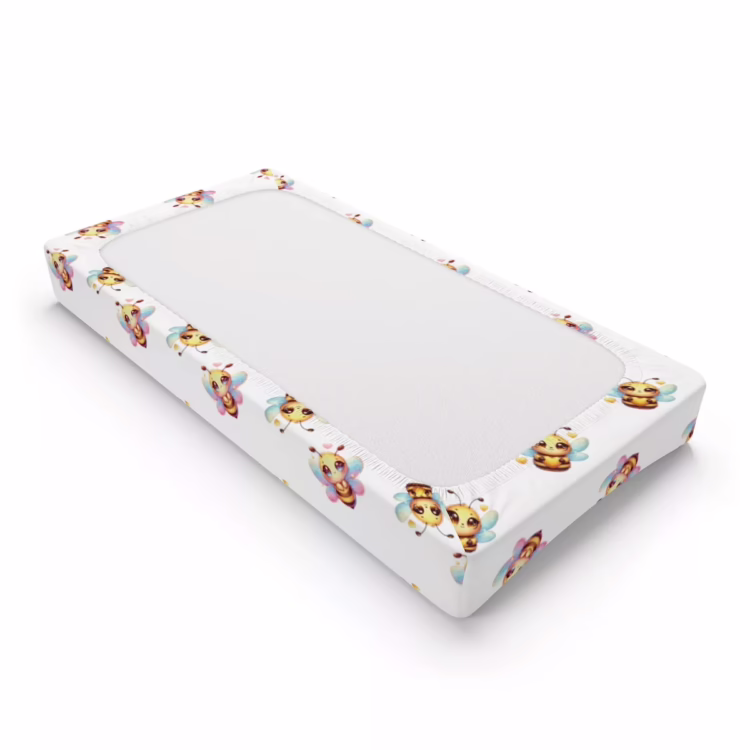 Cute Bees Baby Changing Pad Cover