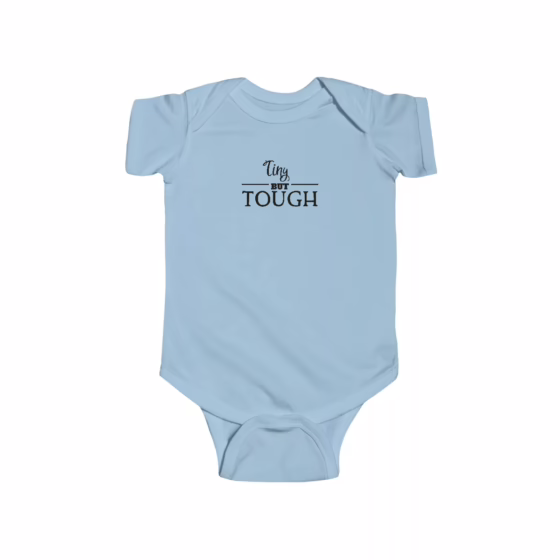 Baby Tiny But Tough Jersey Bodysuit