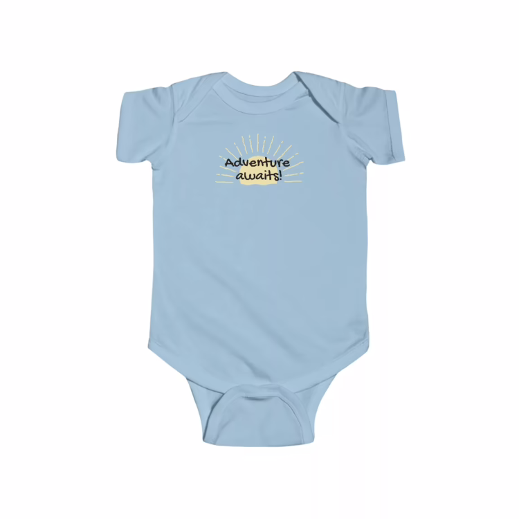 Baby Jersey Bodysuit Adventure Awaits with Sun