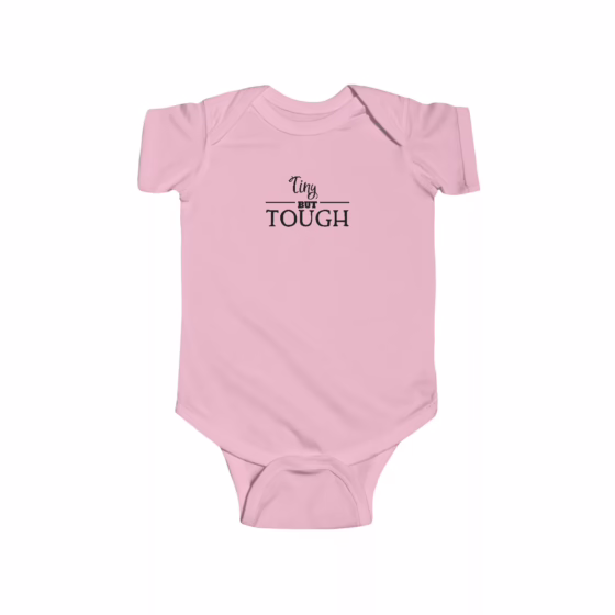 Baby Tiny But Tough Jersey Bodysuit