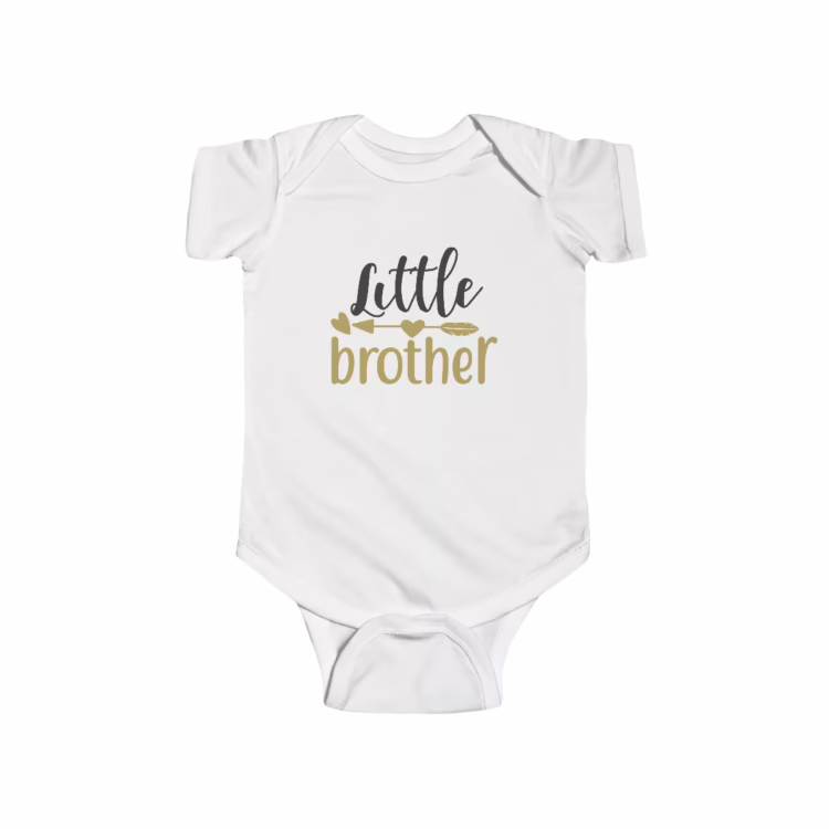 Boy Little Brother Baby Bodysuit