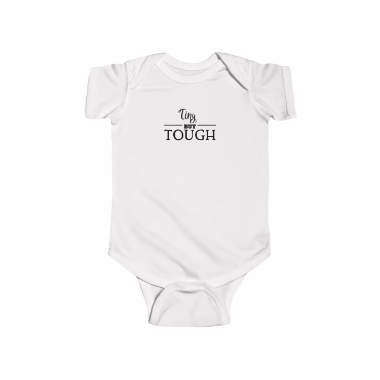 Baby Tiny But Tough Jersey Bodysuit