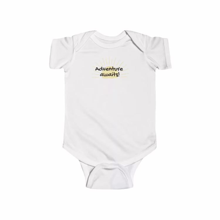 Baby Jersey Bodysuit Adventure Awaits with Sun