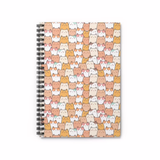 Cool Cats Kids' Notebook - Ruled for School & Fun