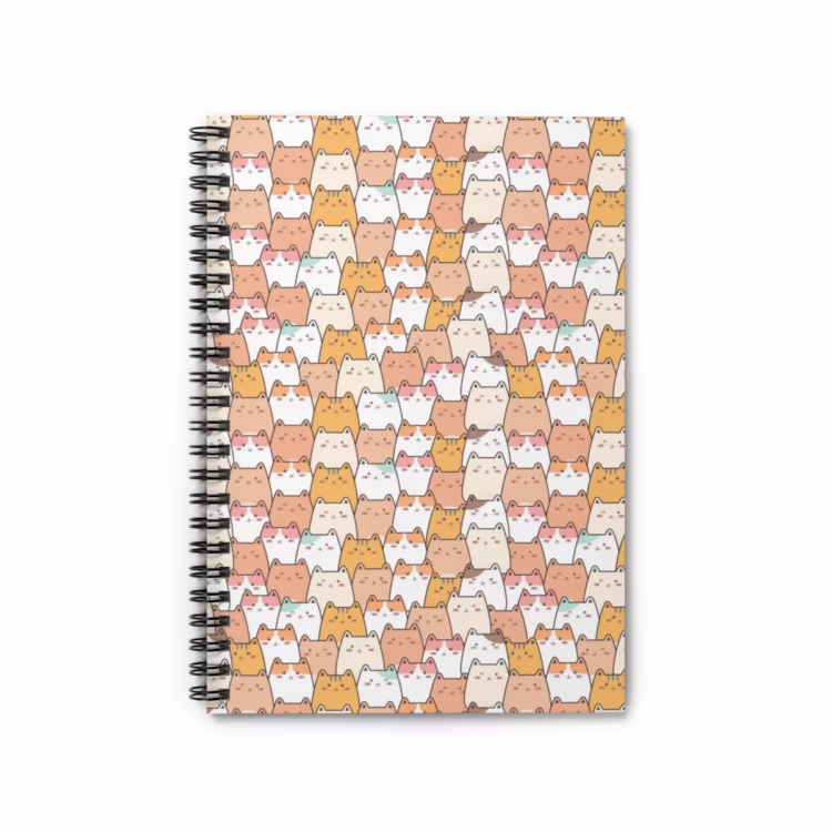 Cool Cats Kids' Notebook - Ruled for School & Fun