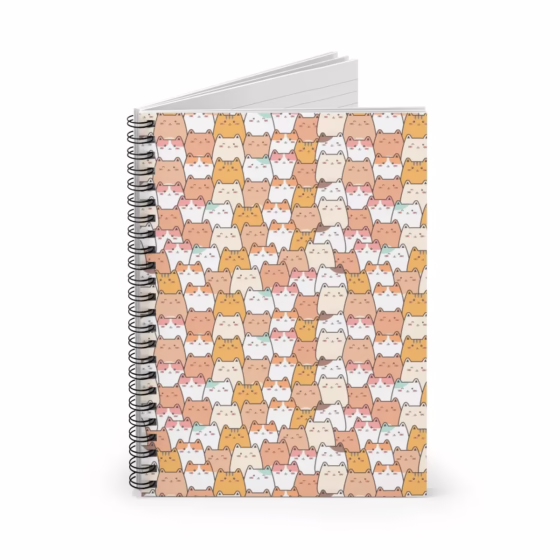 Cool Cats Kids' Notebook - Ruled for School & Fun - Image 2
