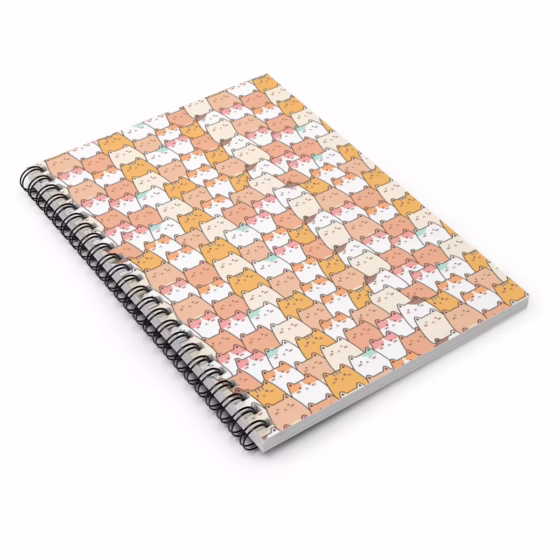 Cool Cats Kids' Notebook - Ruled for School & Fun - Image 3