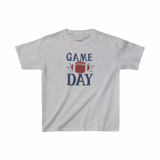 Unisex Game Day Football Illustration Kids T-Shirt