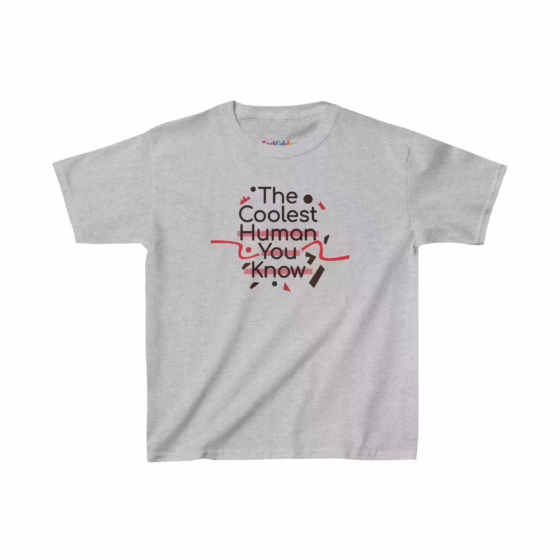 Unisex The Coolest Human You Know Quote Kid T-Shirt