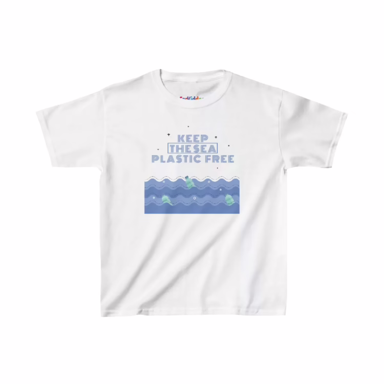 Unisex Keep the See Plastic Free Quote Kid T-Shirt