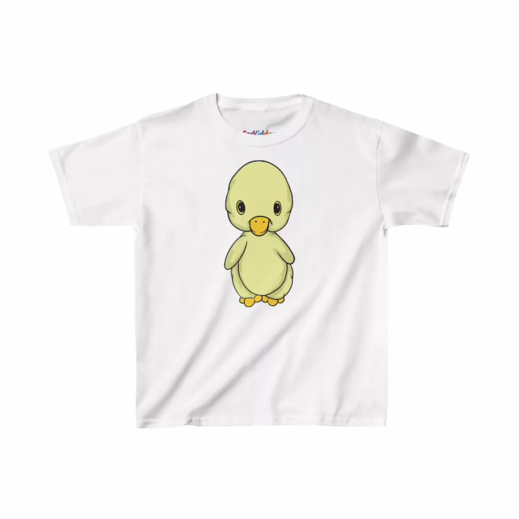 Unisex Duckling Illustration Kid T-Shirt
