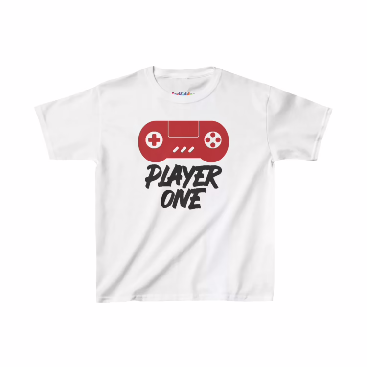 Unisex Player One Illustration Kid T-Shirt