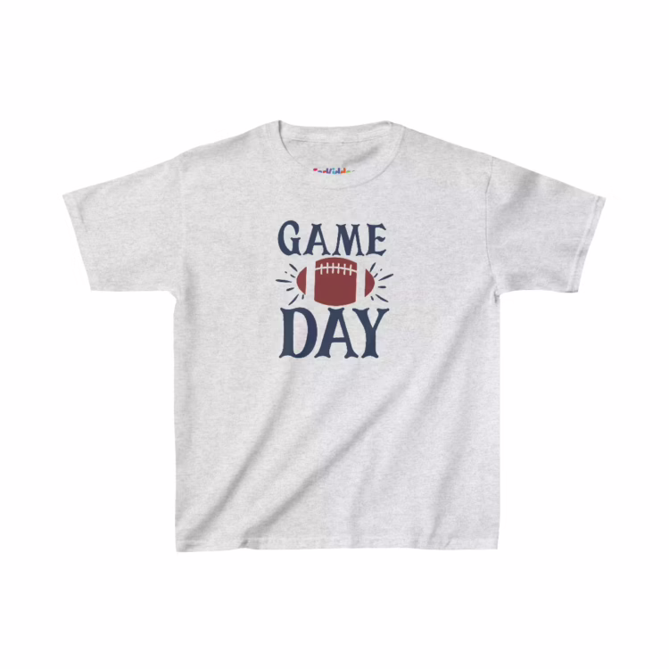 Unisex Game Day Football Illustration Kids T-Shirt