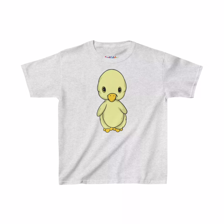 Unisex Duckling Illustration Kid T-Shirt
