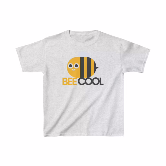 Unisex Bee Cool Illustration Kids T-Shirt