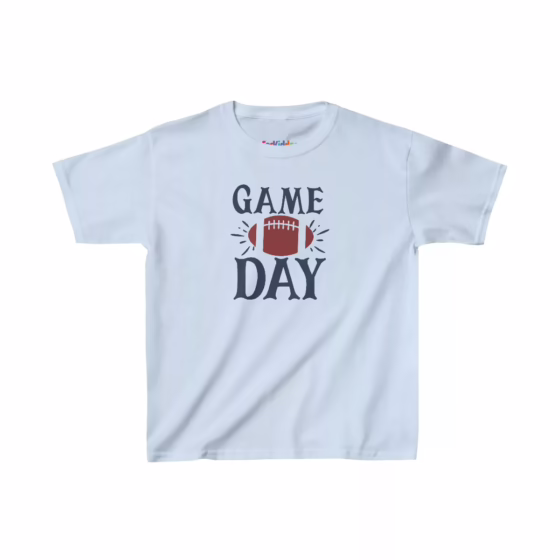 Unisex Game Day Football Illustration Kids T-Shirt
