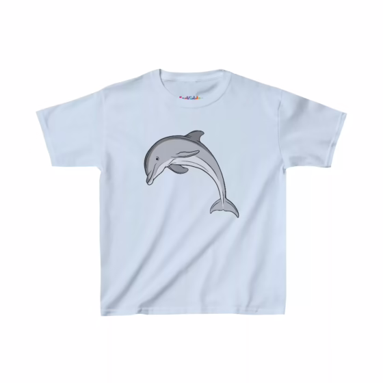 Unisex Dolphin Illustration Kid T-Shirt