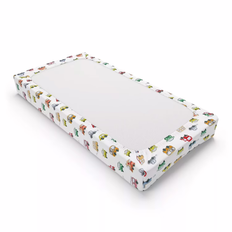 Colorful Cars Baby Changing Pad Cover Bottom