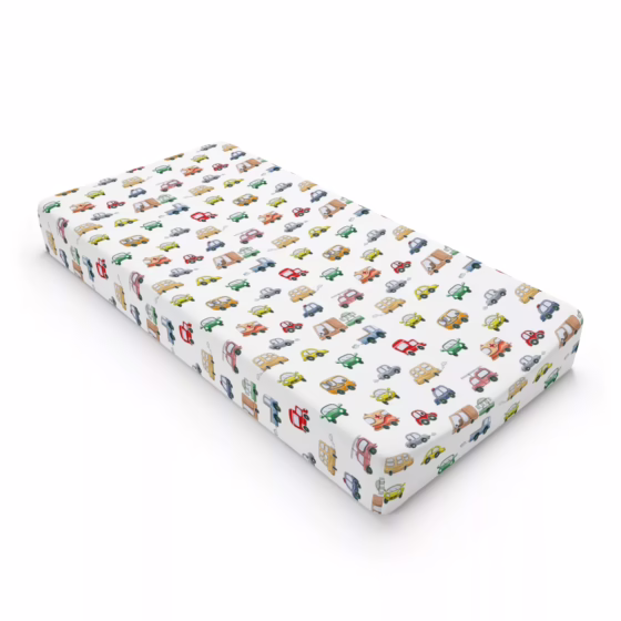 Colorful Cars Baby Changing Pad Cover