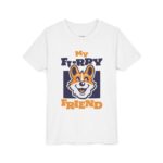 kids t shirt my furry friend cute dog print