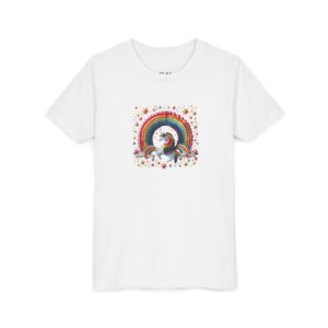 forkiddos "rainbow unicorn magic" girls' t shirt